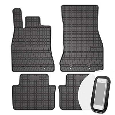 Abbildung von Gummimatten Auto Fußmatten Gummi Automatten Passgenau 4 teilig Set passend für Jaguar XF I x250 2007 2015