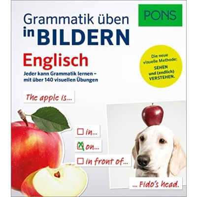 Abbildung von PONS Grammatik üben in Bildern Englisch: Jeder kann lernen mit über 140 visuellen Übungen