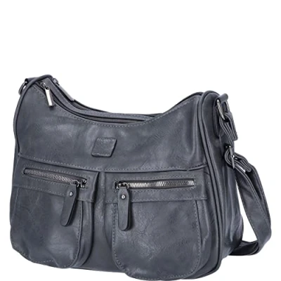 Abbildung von Antonio Umhängetasche Damen Handtasche grau (1 tlg)