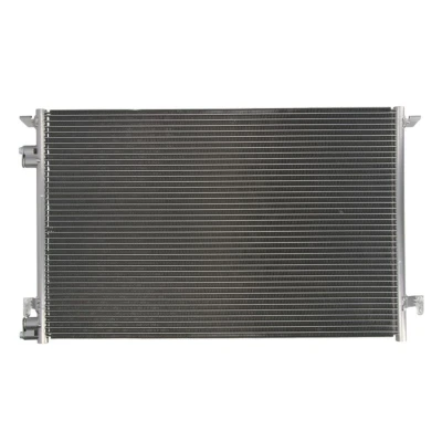 Abbildung von THERMOTEC KTT110023 Klimakondensator ohne Trockner 670 X 318 0 mm Aluminium OPEL: Vectra C Caravan, Signum CC, SAAB: 9 3 Kombi