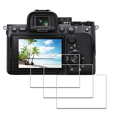 Abbildung von iDaPro Displayschutz schutzfolie für Sony ZV E1 E10 II E10II Alpha ZVE1 A7 IV A7IV 7 7IV A7M4 Folie Screen Protector 9H Härte Gehärtetes Glas Einfache Installation [3 Stück]