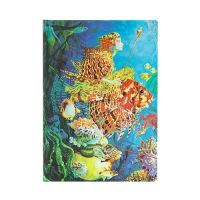 Abbildung von Paperblanks Sea Fantasies Fantastic Voyages Midi Lined Elastic Band Closure 120 Gsm