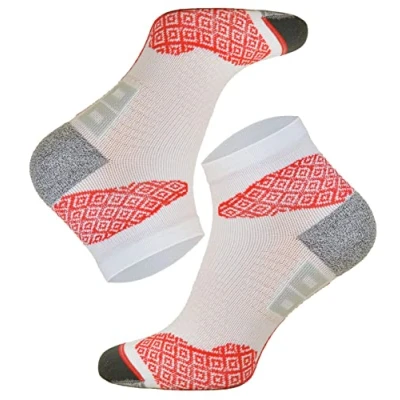 Abbildung von TODO Running RAID Quarter Laufsocken, Technisch, Anti Blasen Polsterung, für Damen &amp; Herren mit DryTex. Bunte Funktionssocken Marathon Trail Joggen Laufen (39 42, Weiß)