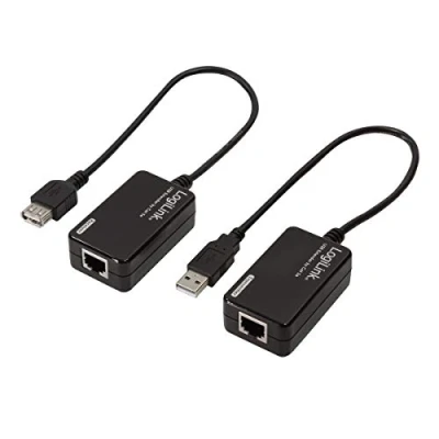 Abbildung von LogiLink USB 1.1 Extender Set, Twisted Pair, zum Anschluss (UA0021D)