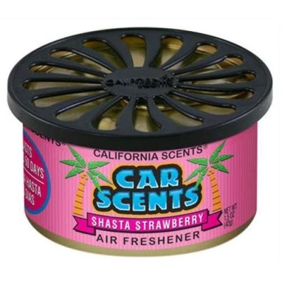 Abbildung von California Car Scents Duftdose für das Auto. Duftrichtung (SHASTA STRAWBERRY)