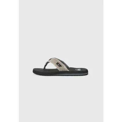 Abbildung von Quiksilver Monkey Abyss Zehentrenner, Herren, Größe: 46, Grey/black/brown Textil