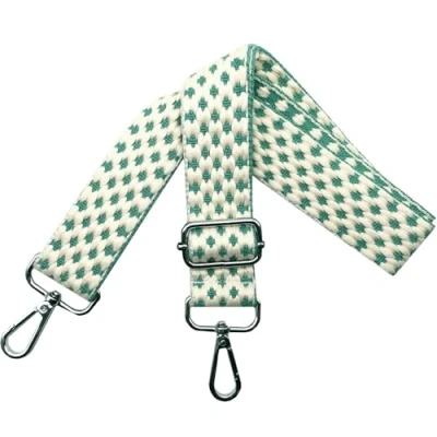 Abbildung von Taschengurt Verstellbarer Schultergurt für Taschen, Taschengurte zum Wechseln, Damen Tragegurt Breit 3.8cm mit Silber Karabiner, Schulterriemen, Tasche Schultertasche Grün, O5