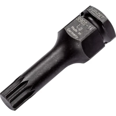 Abbildung von HAZET 990S 14LG Steckschlüsseleinsatz M14 XZN Chrom Vanadium Stahl, Nickel Molybdänstahl