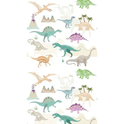 Abbildung von living walls Fototapete &quot;Dino Kinderzimerzimmertapete&quot;, matt gemustert neutral, Tapeten Kinderzimmer Schlafzimmer modern Design Wandtapete