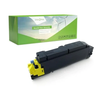 Abbildung von Green2Print Toner gelb 5000 Seiten ersetzt Kyocera TK 5140Y, 1T02NRANL0 passend für ECOSYS M6030CDN, M6530CDN, P6130CDN
