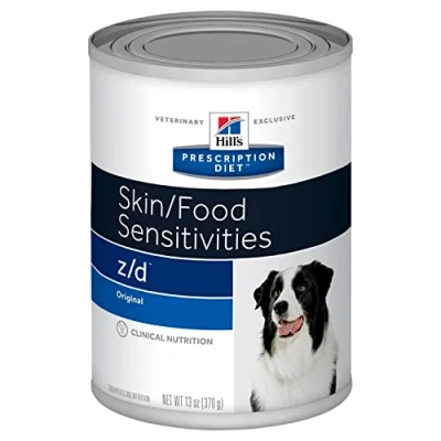 Abbildung von Hills Prescription Diet Canine Z/D Food Sensitivities 12x370 gr mit Ac...