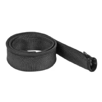 Abbildung von Delock Geflechtschlauch mit Reißverschluss hitzebeständig 1 m x 50 mm schwarz