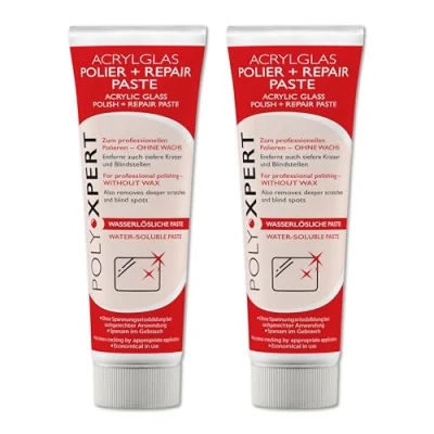 Abbildung von PolyXpert Polier + Repair Paste 75ml Tube für Acrylglas und Kunststoffe von Burnus Care (2)