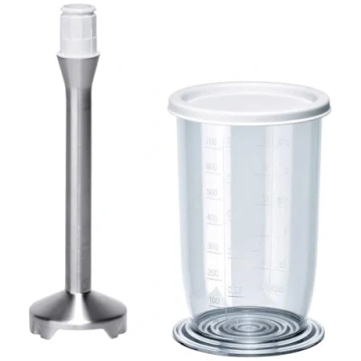 Abbildung von Bosch Home &amp; Garden Handmixer Haushalt MFZ4060 Mixbecher Transparent, Edelstahl