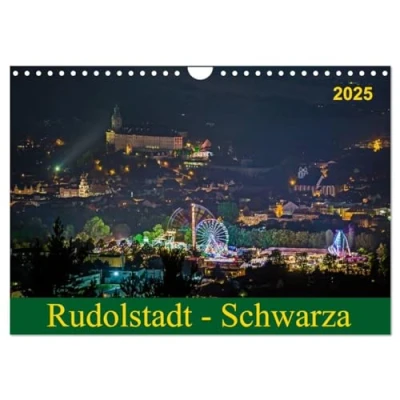 Abbildung von Rudolstadt Schwarza (Wandkalender 2025 DIN A4 quer), CALVENDO Monatskalender