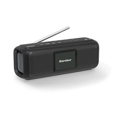 Abbildung von Karcher DAB Go Bluetooth Lautsprecher Digitalradio (DAB) (Digitalradio (DAB), UKW mit RDS, 5 W, Speaker Trageschlaufe, tragbar, Bluetooth, Stereo)