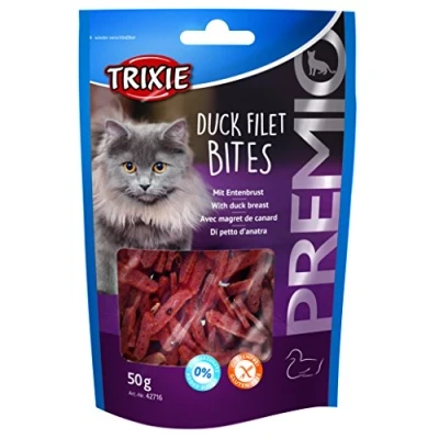 Abbildung von Trixie Premio Hppchen 50 g Katzensnack Ente...