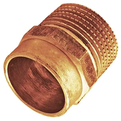 Abbildung von LÖT auf GEWINDE FITTING aus ROTGUSS (besser als Messing) &gt; Übergangsnippel i x AG(R) 4243G 8 bis 108 mm WUNSCHGRÖSSE einfach selbst wählen &gt;&gt;&gt; 28 1 1/4 Zoll