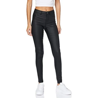 Abbildung von pieces Lederimitathose &quot;PCSHAPE UP PARO SKN MW COATED/NOOS BC&quot;