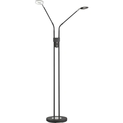 Abbildung von LED Stehleuchte Dent, dimmbar, CCT, 2 x 6W schwarz