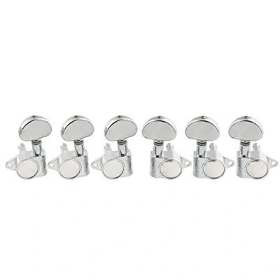 Abbildung von Wilkinson WJ303 3L3R Gitarren Mechaniken Stimmwirbel Machine Heads Tuning Pegs für Les Paul Style E Gitarre oder Akustikgitarre, Chrom