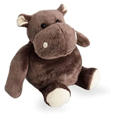Abbildung von Histoire d&#039;ours HO1058 Plüschtier, Nippotamus, 23 cm, Braun Geschenkidee für Kinder Hippo in der Savanne