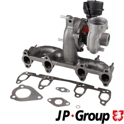 Abbildung von JP GROUP 1117404700 Turbolader Abgasturbolader inkl. Dichtungssatz VOLKSWAGEN: Golf 4 Schrägheck, Variant, Bora AUDI: A3 Schrägheck