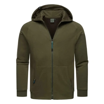 Abbildung von Ragwear Zenway Sweatjacke, Herren, Größe: Small, Dark olive