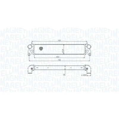 Abbildung von MAGNETI MARELLI 351319205300 Ladeluftkühler SUZUKI: SX4 I Schrägheck