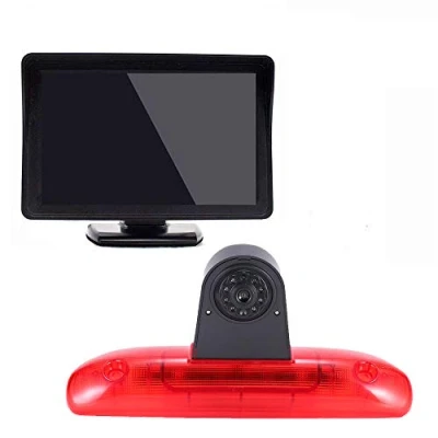 Abbildung von 「12mm Objektiv CMOS Rückfahrkamera+ 4.3 Zoll TFT LCD Bildschirm Monitor」Bremsleuchte Auto Dach Rückfahrkamera für FIAT Ducato 244 Bus Kasten/Peugeot Boxer/Citroen Jumper Relay 2002 2006