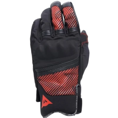 Abbildung von Dainese Fulmine D Dry® Gloves, Winter Motorradhandschuhe, Knöchelschützer, Handschuhe mit thermischer Polsterung, Touchscreen, Mann, Schwarz/Schwarz/Rot, XL
