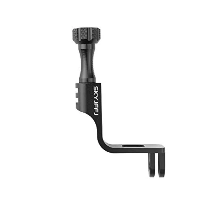 Abbildung von SKYJFFJ 90 Grad Aluminium Vertikale Halterung Adapter Ellenbogen für GoPro Hero 8