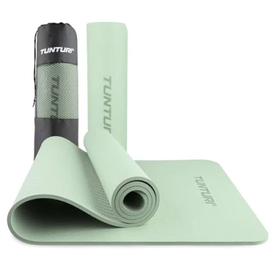 Abbildung von Dicke Yogamatte 8mm Rutschfest Gymnastikmatte Yoga und Pilates Sportmatte