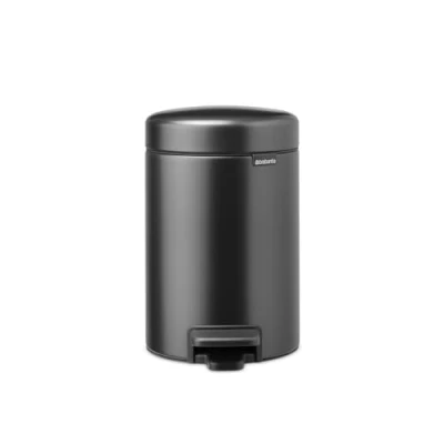 Abbildung von BRABANTIA Pedaleimer NewIcon 3L Zuversichtlich Grau 233449