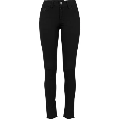 Abbildung von Urban Classics Jeans Skinny Fit, Damen, Größe: Small, Black