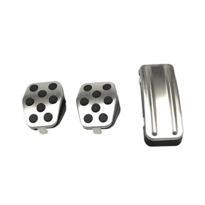 Abbildung von Auto Pedale Schutz Für Ford Focus 2 3 4 MK2 MK3 MK4 Kuga RS ST 2005 2021 Pedal Zubehör Bremse Fußbett Abdeckplatte(C Type MT 3pcs)