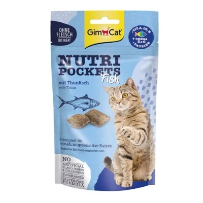 Abbildung von Gimcat Nutri Pockets 60 g Katzensnack Thunfisch...