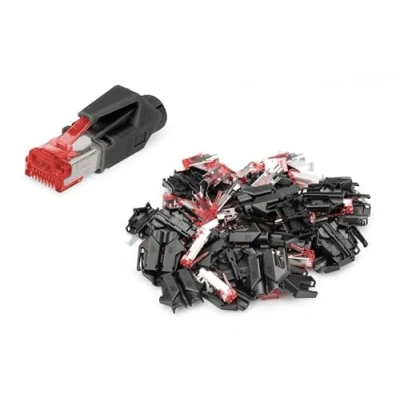 Abbildung von DIGITUS A MO6 8/8 HRS RJ45 Cat 6 Netzwerkstecker 10 Stück Hirose TM21 Cat6 Crimpstecker Geschirmt Für Netzwerkkabel, Patchkabel, Ethernet Kabel 1GBase T 8P8C AWG 27/7 bis 24/7