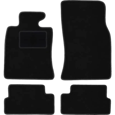 Abbildung von Wielganizator Automatte Passend für Mini Cooper II R57 Cabrio 2006 2013 Velours Autozubehör Auto Fußmatten Fußmatte 4 teilig schwarz