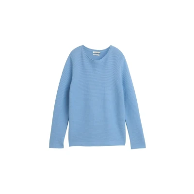 Abbildung von TOM TAILOR Damen 1016350 Pullover, 34587 Light Fjord Blue, M