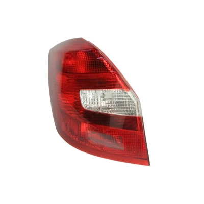 Abbildung von ABAKUS 665 1914L LD UE Rückleuchte links P21W, PY21W, R5W Rot ohne Lampenträger, Glühlampe SKODA: Fabia 2 Combi