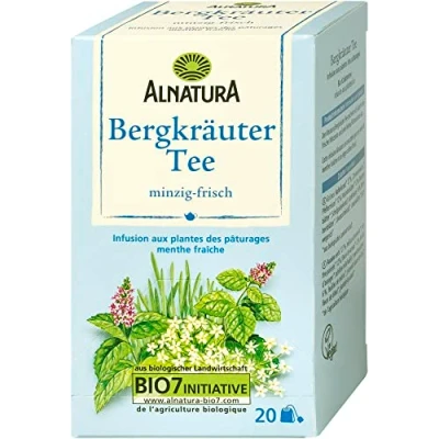 Abbildung von Alnatura Bio Bergkräuter Tee, 20 Beutel, 35g