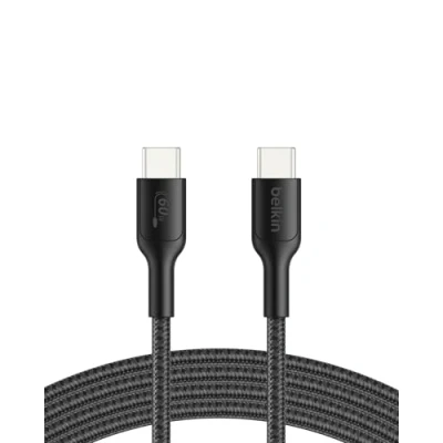 Abbildung von Belkin Gaming UCB C/USB C Kabel, 2m, geflochten, schwarz