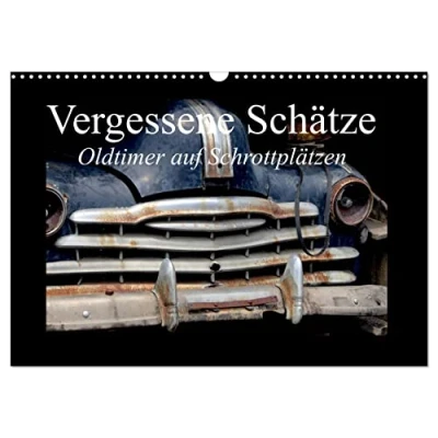 Abbildung von Vergessene Schätze Oldtimer auf Schrottplätzen (Wandkalender 2025 DIN A3 quer), CALVENDO Monatskalender