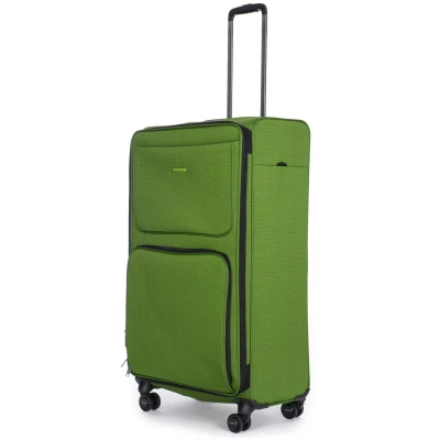 Abbildung von Stratic Bendigo Light + Weichschalen Koffer L green mit 4 Rollen Weichgepäck