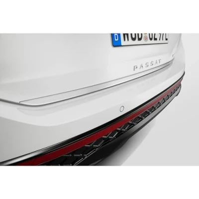Abbildung von Volkswagen 3J0071360 Schutzleiste Heckklappe Kantenschoner Zierleiste Kantenschutz Kofferraum, silber