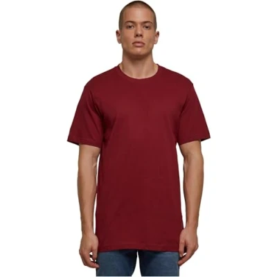 Abbildung von Build Your Brand Herren BB010 Basic Round Neck T Shirt, Burgundy, 4XL