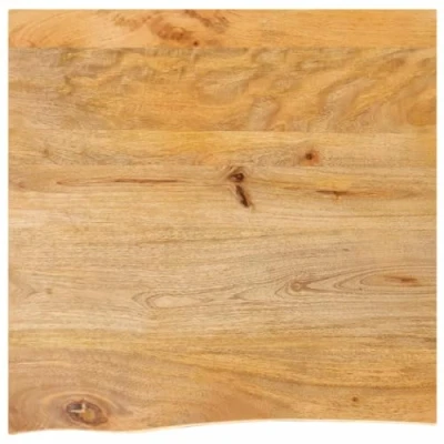 Abbildung von vidaXL Tischplatte, Holztischplatte mit Baumkante, Ersatztischplatte für Couchtisch Beistelltisch Esstisch, Holzplatte, Massivholz Mango