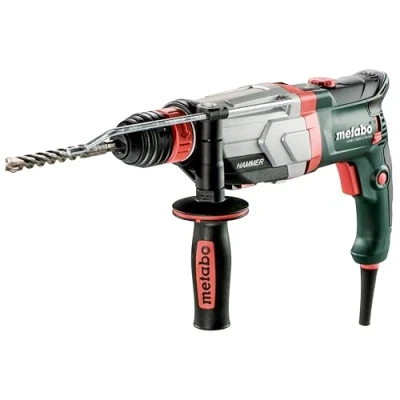 Abbildung von Metabo UHEV 2860 2 QUICK, SDS Plus, Schwarz, Grün, Grau, Rot, 2,8 cm, 900 RPM, 2100 3,4 J