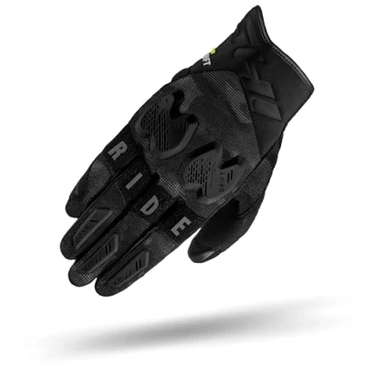 Abbildung von SHIMA DRIFT GLV Motorrad Handschuhe Herren Leder Kurze Sommer Motorradhandschuhe Schutz Touchscreen Stadt Lederhandschuhe Motorcycle Belüftet Verstärkt Perforiertes Leicht (Männer, Camo, S)